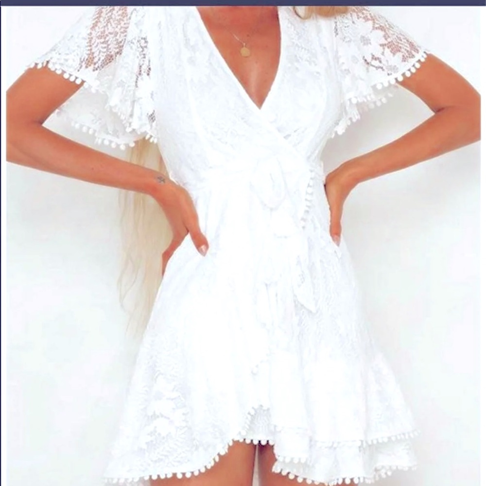 White dress